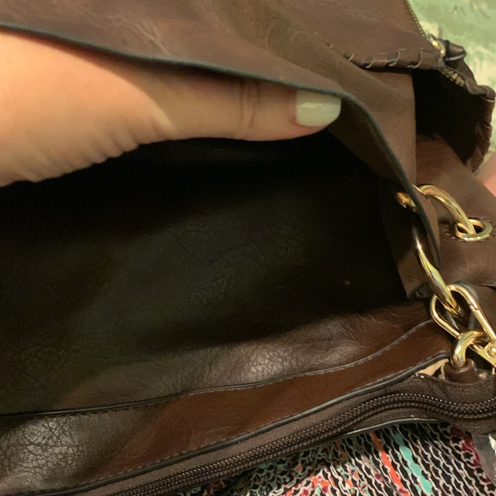 Elegant 3 in 1 Brown Women's Bag Set nwt - Picture 7 of 11